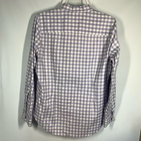 Peter Millar Women's Checkered Button Down Long Sleeve Shirt Size Medium - Picture 5 of 6